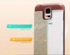 Луксозен кожен калъф Flip Cover S-View със стойка Kalaideng KA Series за Samsung Galaxy S5 G900 - бордо