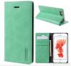 Луксозен кожен калъф със стойка MERCURY GOOSPERY за Apple iPhone 6 / iPhone 6S - зелен / Blue Moon Flip