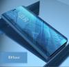 Луксозен калъф Clear View Cover с твърд гръб за Huawei Honor 10 Lite - син