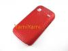 Заден предпазен капак Perforated за Samsung Galaxy Gio S5660 - червен