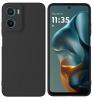 Силиконов калъф / кейс / Nano TPU за Motorola Moto G05 / Moto E15 - черен гръб със защита за камерата