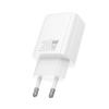 Универсално зарядно устройство / адаптер / HOCO N61 220V 20W / Type-C / USB Port - бяло
