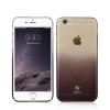 Твърд гръб / капак / Baseus Gradient Case за Apple iPhone 6 / 6S - сив - прозрачен / преливащ