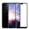 3D full cover Tempered glass screen protector Nokia 6.1 Plus / Nokia X6 / Извит стъклен скрийн протектор Nokia 6.1 Plus / Nokia X6 - черен