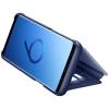 Луксозен калъф Clear View Cover с твърд гръб за Samsung Galaxy A7 2018 A750F - син