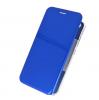Луксозен кожен калъф Flip тефтер със стойка OPEN за Huawei P20 Lite - син / гланц