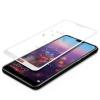 3D full cover Tempered glass Full Glue screen protector Huawei P20 / Извит стъклен скрийн протектор с лепило от вътрешната страна за Huawei P20 - бял