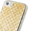 Силиконов калъф / гръб / TPU за Apple iPhone 6 4.7'' - златист с камъни