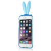 Силиконов калъф / гръб / TPU 3D Rabbit за Apple iPhone 6 4,7" - син