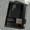 Луксозен кожен гръб Kajsa за Samsung S23 Ultra - кроко черен