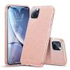 Силиконов калъф / гръб / TPU за Samsung Galaxy S21 Ultra - розов / брокат
