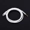 Аудио преходник 3.5mm към Type-C / Audio adapter 3.5mm to Type-C - бял със сребристо