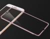 3D full cover Tempered glass screen protector Apple iPhone 7 / Извит стъклен скрийн протектор Apple iPhone 7 - прозрачен с Rose Gold кант