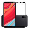 3D full cover Tempered glass Full Glue screen protector Xiaomi RedMi S2 / Извит стъклен скрийн протектор с лепило от вътрешната страна за Xiaomi RedMi S2 - черен