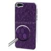 Твърд гръб за Apple iPhone 5 / iPhone 5S / iPhone SE - Карбонов case лилав