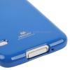 Луксозен силиконов гръб / калъф / TPU за Samsung Galaxy S5 G900 - JELLY CASE Mercury / тъмно син с брокат