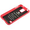 Луксозен силиконов гръб / калъф / TPU за Samsung Galaxy S5 G900 - JELLY CASE Mercury / тъмно розов с брокат