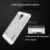 Луксозен силиконов гръб Slicoo Hybrid за Samsung Galaxy Note 4 N910 / Samsung Note 4 - сребрист / прозрачен
