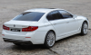 Метална кола с отварящи се врати, капаци, светлини и звуци BMW 5 Series 530LI 1:18