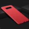 Силиконов калъф / гръб / TPU за Samsung Galaxy S10 Lite - червен / мат