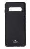Луксозен силиконов калъф / гръб / TPU Mercury GOOSPERY Jelly Case за Samsung Galaxy S10 Plus - черен