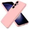 Силиконов калъф / кейс / Nano TPU за Samsung Galaxy S25 Plus - розов гръб със защита за камерата