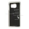 Луксозен силиконов калъф / кейс / TPU Mercury GOOSPERY Jelly Case за Samsung Galaxy S6 Edge+ G928 / S6 Edge Plus - бял