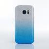 Силиконов калъф / гръб / TPU за Samsung Galaxy S7 G930 - преливащ / сребристо и синьо / брокат