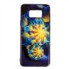 Луксозен силиконов калъф / гръб / TPU с Popsocket за Samsung Galaxy S8 Plus G955 - жълто цвете / абстрактен