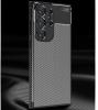 Луксозен силиконов калъф / гръб / кейс TPU case Auto Focus за Samsung Galaxy S23 Ultra 5G - черен кейс / Carbon