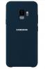 Оригинален гръб Silicone Cover за Samsung Galaxy S9 G960 - тъмно син