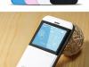 Луксозен кожен калъф Flip тефтер S-View Remax Leather case за Apple iPhone 6 4.7" - бяло и черно