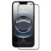 5D full cover Tempered glass Full Glue screen protector Apple iPhone 16e / Извит стъклен скрийн протектор с лепило от вътрешната страна за Apple iPhone 16e - черен кант