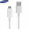 Оригинален USB кабел за зареждане и пренос на данни за Samsung Galaxy A10 - бял