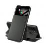 Луксозен кожен калъф Smart View Cover за Xiaomi Redmi 10A - черен