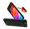 Силиконов гръб TPU Spigen Hybrid с твърда част за Apple iPhone 15 Pro Max (6.7) - черен