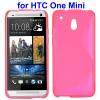 Силиконов калъф / гръб / ТПУ S-line за HTC One Mini M4 - розов