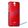 Луксозен силиконов калъф / гръб / TPU Mercury GOOSPERY Jelly Case за HTC One E9 Plus - червен