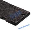 Заден предпазен твърд гръб / капак / Croco за Sony Xperia Z Lt36h - черен