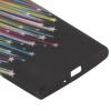 Силиконов гръб / калъф / ТПУ за LG Optimus L3 E400 - цветна дъга
