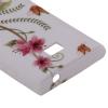 Силиконов гръб / калъф / ТПУ за LG Optimus L3 E400 - розови цветя и пеперуди