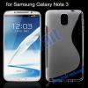 Силиконов калъф / гръб / ТПУ S-Line за Samsung Galaxy Note 3 / Note III N9000 N9002 N9005 - прозрачен