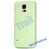 Ултра тънък заден предпазен твърд гръб / капак / за Samsung G900 Galaxy S5 - зелен / мат