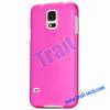Ултра тънък заден предпазен твърд гръб / капак / за Samsung G900 Galaxy S5 - цикламен / мат