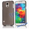 Ултра тънък заден предпазен твърд гръб / капак / за Samsung G900 Galaxy S5 - черен / мат