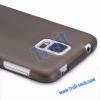 Ултра тънък заден предпазен твърд гръб / капак / за Samsung G900 Galaxy S5 - черен / мат