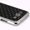 Заден предпазен твърд гръб / капак / с камъни за Samsung Galaxy Grand 2 G7106 / G7105 / G7102 - черен