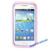Силиконов гръб / калъф / ТПУ за Samsung Galaxy Core i8260 i8262 - гланц розов