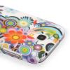 Заден предпазен твърд гръб / капак / за Samsung Galaxy S4 Mini I9190 / I9192 / I9195 - Flower Pattern / бял с цветя