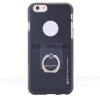 Силиконов калъф / гръб / TPU MERCURY i-Jelly Case със стойка за Apple iPhone 6 / iPhone 6S - черен